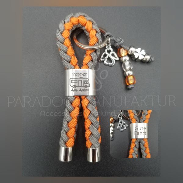 Schlüsselanhänger "PEPPER" mit Paracord - *Evtl. abgebildetes Zubehör, Deko oder Accessoires sind nicht im Lieferumfang enthalten.